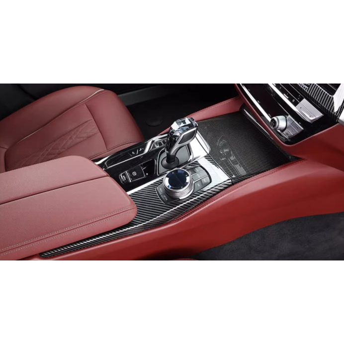~歐力斯~寶馬 BMW G30 520i 520d 530i 540i 多媒體中控面板 中控面板 旋鈕面板 碳纖維紋