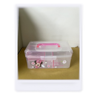 Disney迪士尼 手提置物盒 收納盒 文具盒 - 米妮
