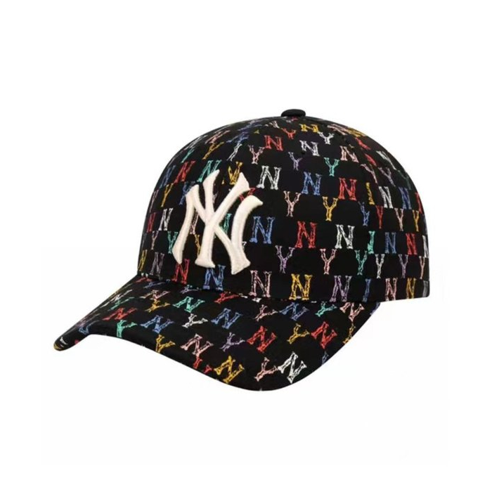 MLB 彩色棒球帽 MONOGRAM 老花系列 紐約洋基隊 黑色 特價出清