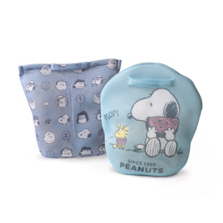 Peanuts史努比手提洗衣袋- Norns Original Design Snoopy 分隔式洗衣袋 大容量洗衣網