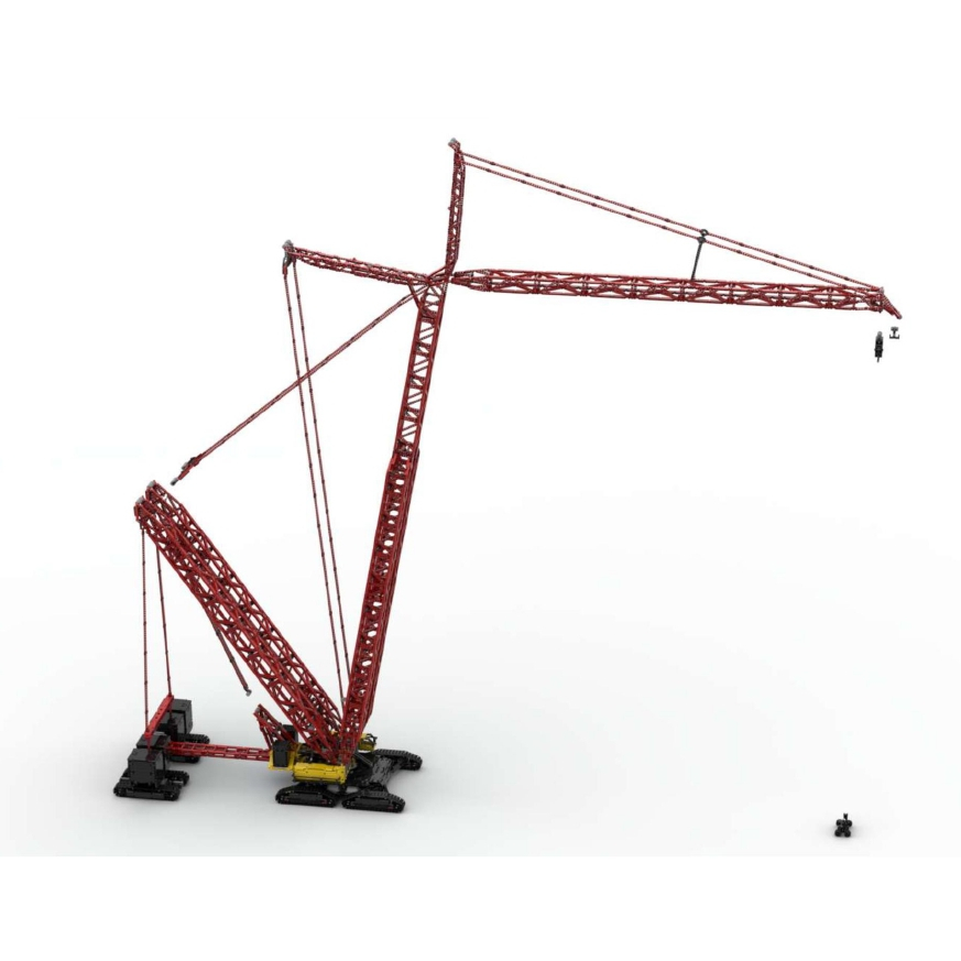 台灣現貨 SCC40000A 紅色之星履帶吊車 起重機 零件包 LEGO 樂高兼容積木(可遙控版本)