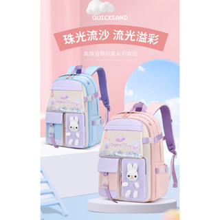 書包 新款冰箱門書包 女童學院風背包 可愛學生書包後背包