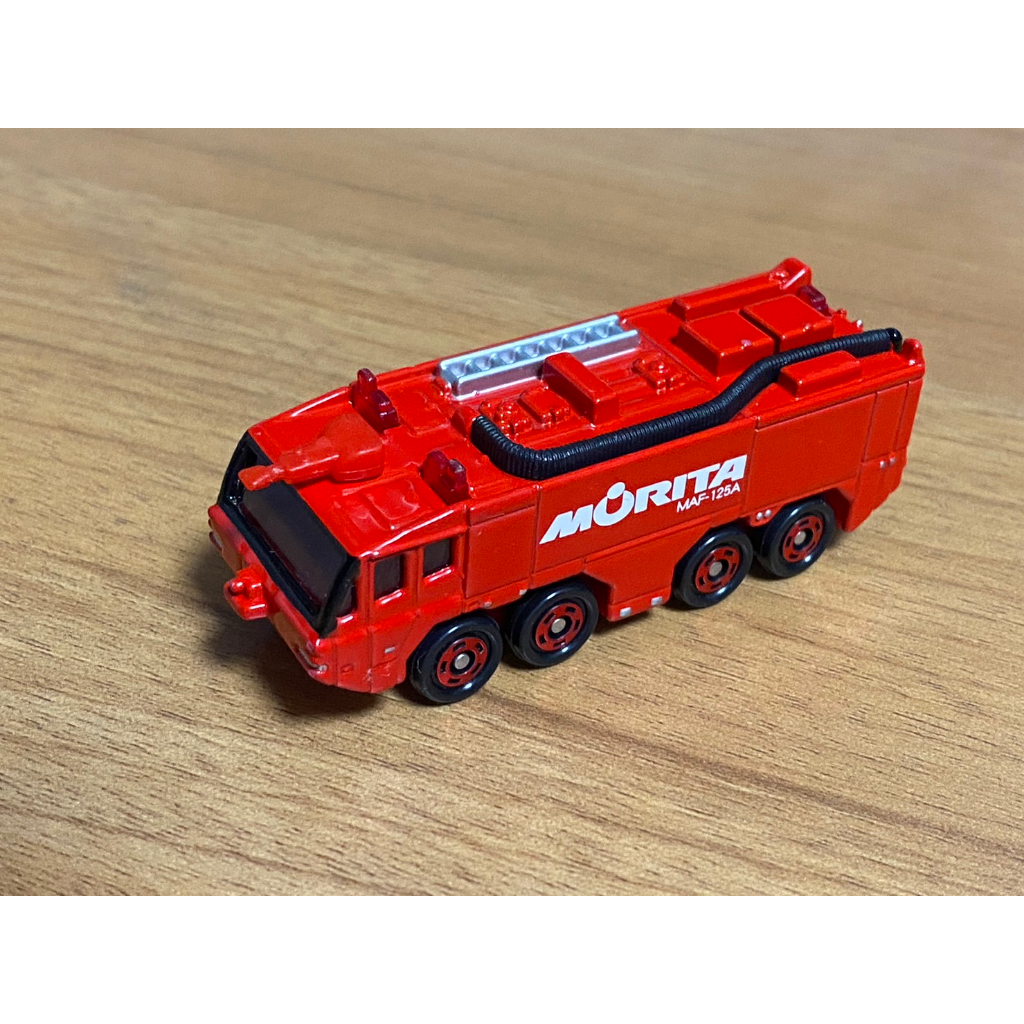 全新 吊卡 TOMICA 13號 MORITA  no.13 機場 用 化學 消防車 MAF-125A型 絕版 台灣