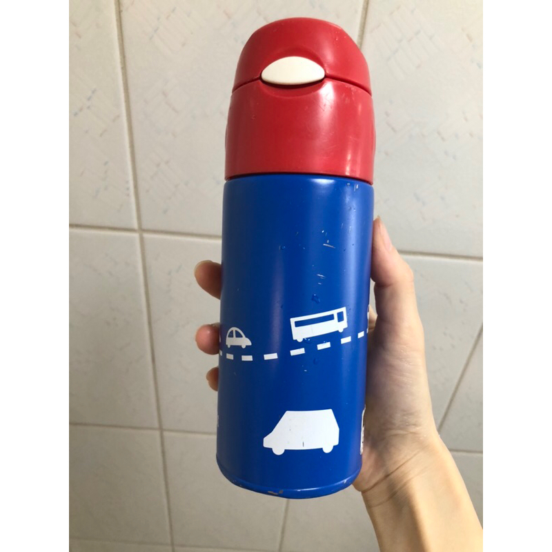 二手 THERMOS 膳魔師不鏽鋼真空保冷瓶 兒童保冷瓶(無吸管)