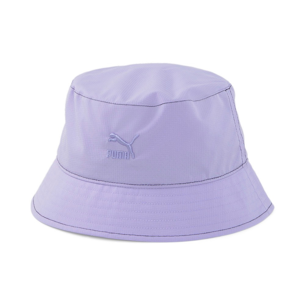 PUMA 漁夫帽 流行 Classic 漁夫帽 男女款 遮陽帽  休閒帽  經典 刺繡 Logo 紫色 02451103