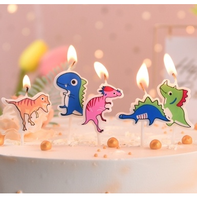 甜妞節慶♥台灣現貨♥【小恐龍生日蠟燭】恐龍蠟燭 寶寶周歲蠟燭 造型蠟燭 生日派對 蛋糕佈置 派對蠟燭 蛋糕裝飾