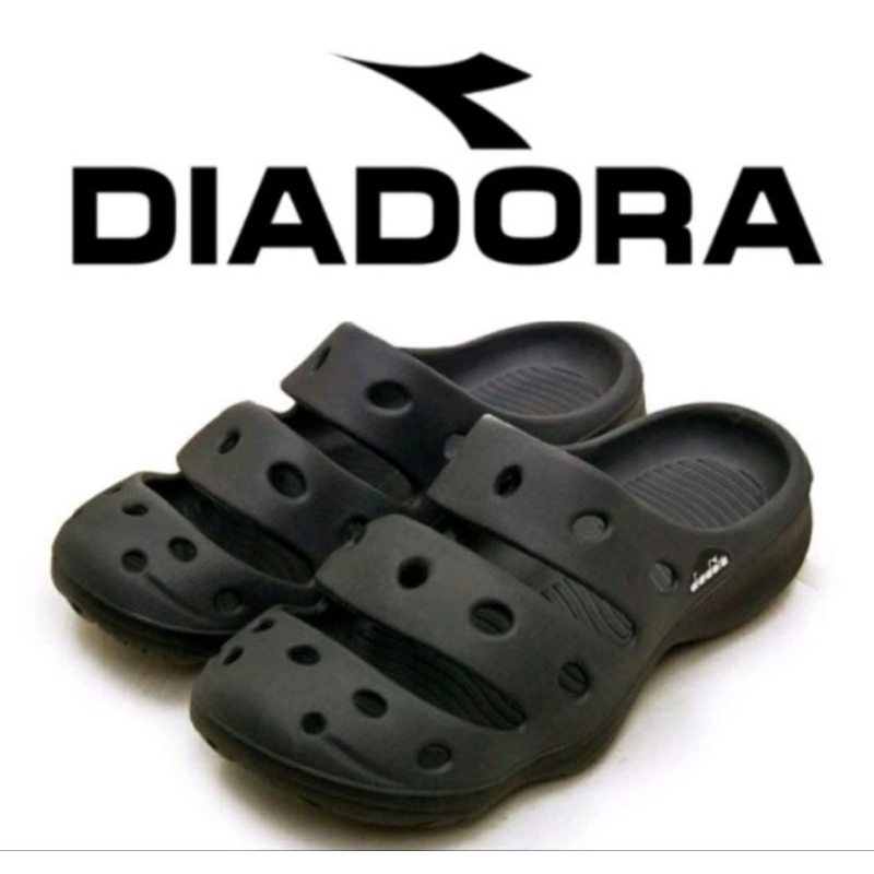 【DIADORA】男 迪亞多那 防水輕量水陸兩用護趾拖鞋 任我行系列(灰黑 71251)
