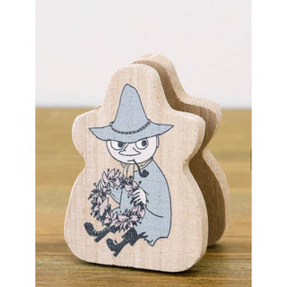 限量 日本雜貨 MOOMIN 嚕嚕米 姆米 天然木製備忘夾 木製文具小物