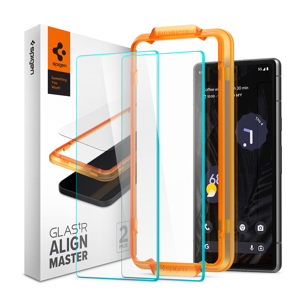 Spigen Pixel 7a Align Master 玻璃保護貼(2入組)