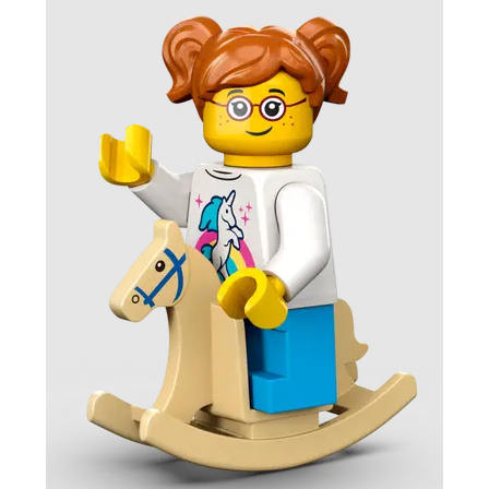 《童憶小舖》LEGO 樂高 71037 全新未拆 木馬 搖搖馬 小女孩24代 人偶包 聖誕禮物 交換禮物