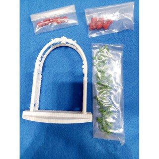 森林家族 配件拆售〔拱門+花藤〕花卉 藤蔓 絕版 城鎮系列