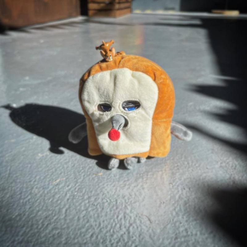 ［逼機臉玩具］預購 麵包小偷 日本 插畫 繪本 卡通 老鼠 吊飾 娃娃 玩偶 可拆
