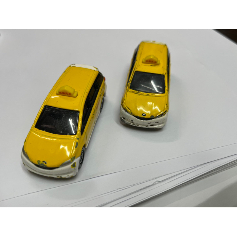 s-Tomica Toyota wish Taiwan taxi 台灣計程車 台灣小黃 絕版限定