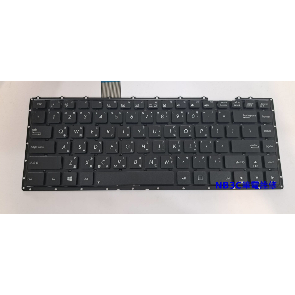 【NB3C筆電維修】 Asus X401A X401US X401EI X401EB F401A 鍵盤 筆電鍵盤