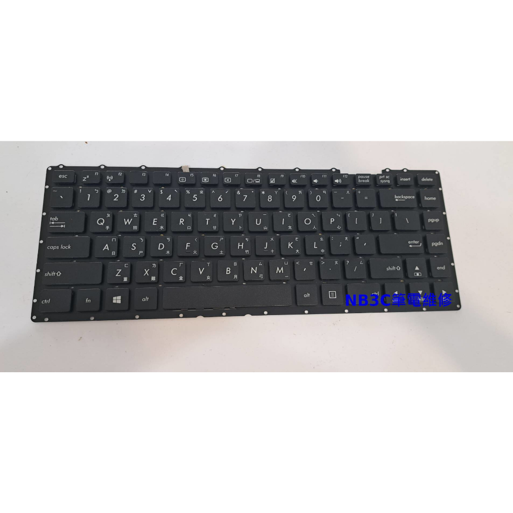【NB3C筆電維修】 Asus K450J X450J R409JF A450JN 鍵盤 筆電鍵盤 中文鍵盤