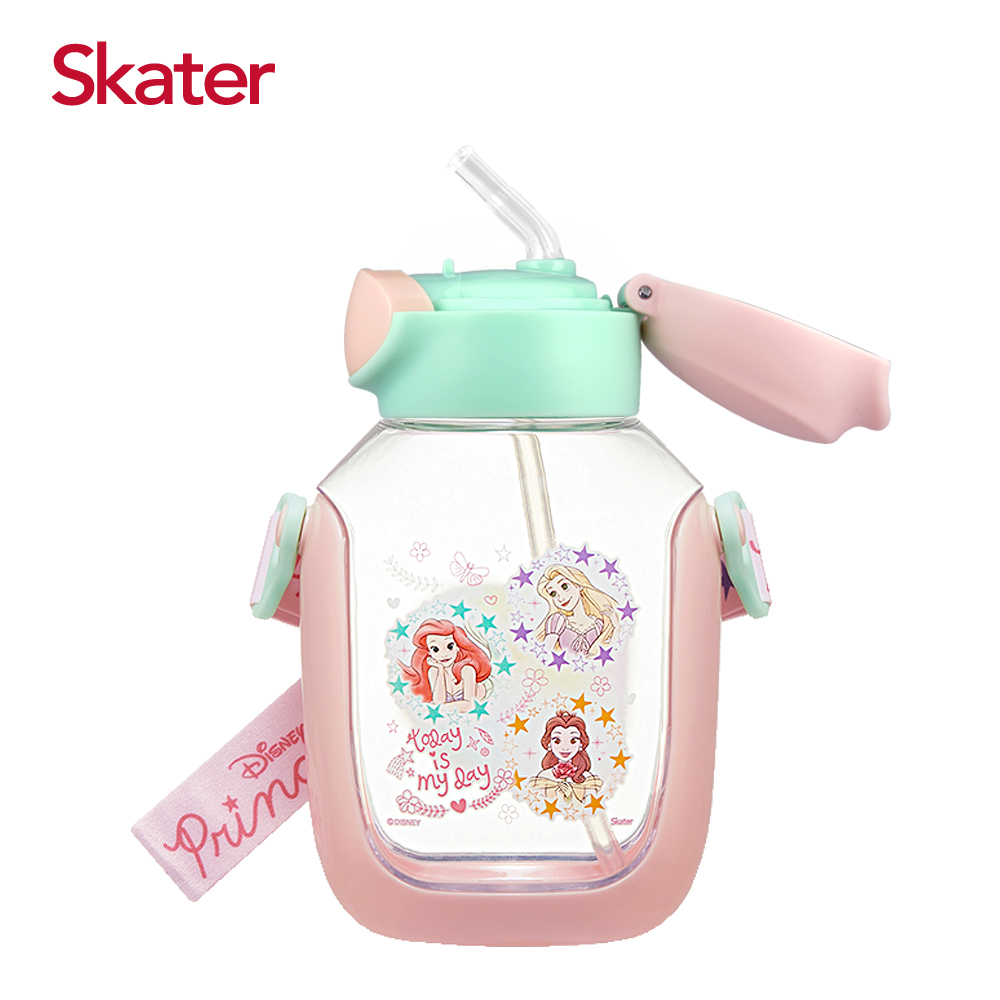 Skater 6DX吸管水壺(530ml)-迪士尼公主[免運費]