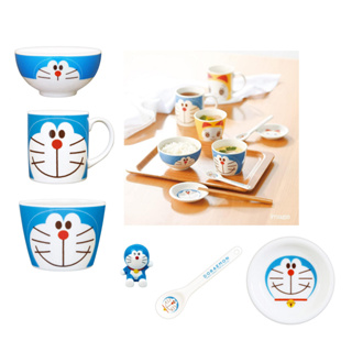 「wendystore」日本製 哆啦A夢 Doraemon 陶瓷 大臉款 飯碗馬克杯茶碗蒸杯湯匙攪拌匙小碟小皿筷架