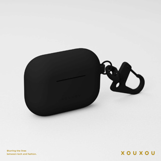 XOUXOU / AirPods Pro 2代 矽膠耳機套-黑色BLACK