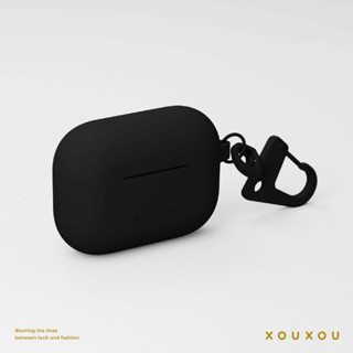 XOUXOU / AirPods Pro 2代 矽膠耳機套-黑色BLACK