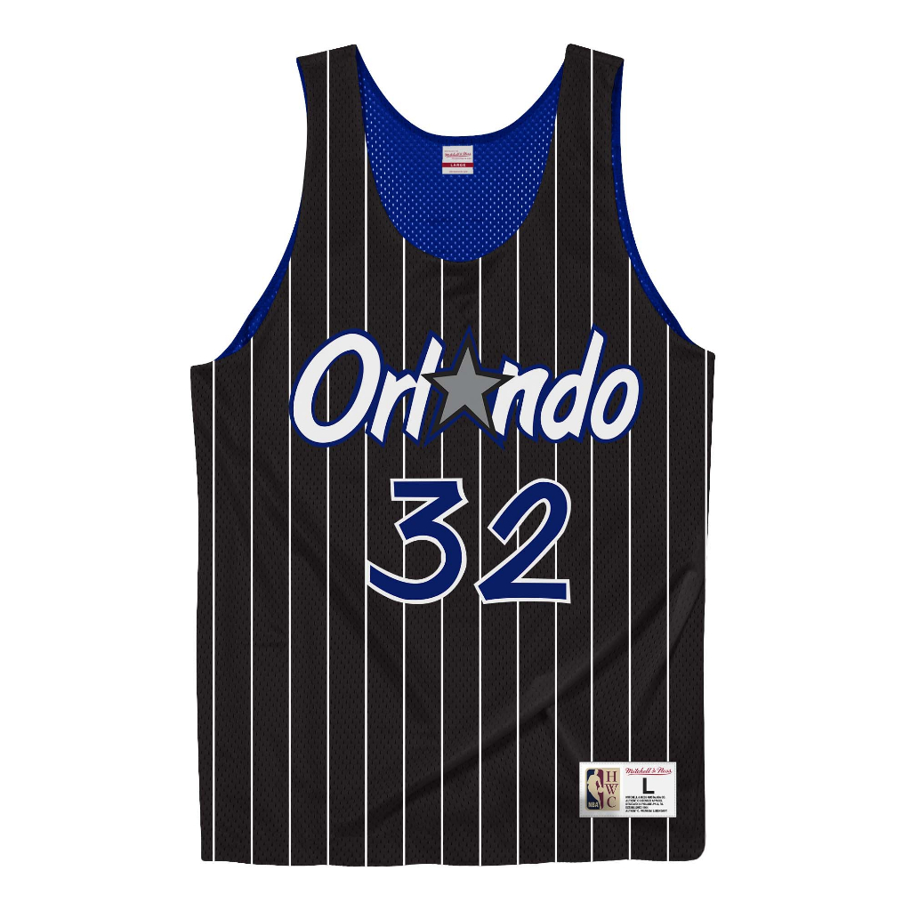 NBA Reversible Tank Update 雙面練習球衣 Shaquille O’neal 魔術 黑藍