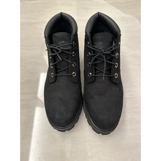 已售出 二手近全新 [Timberland] 男款黑色經典防水短靴 #27cm #低筒靴 #靴子 #32085