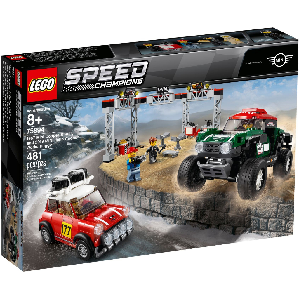 LEGO 樂高 75894 SPEED Mini Cooper S Rally and 2018