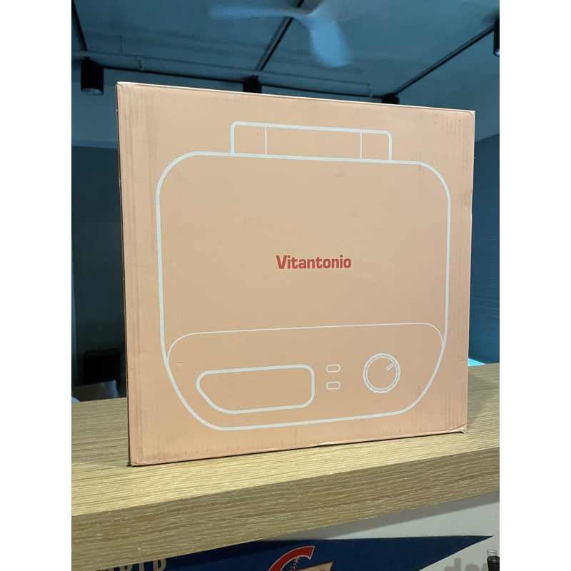 全新日本Vitantonio小V多功能計時鬆餅機 櫻花粉