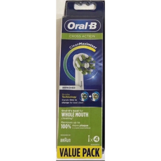 全新德國原裝進口歐樂b-Oral-B- CrossAction Power多動向交叉刷頭-綠(1卡4入) EB50-4