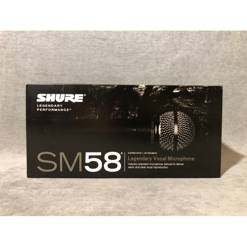 【全新原廠貨】SHURE SM58 麥克風 音樂歌唱設備「表演/錄音/直播」專用