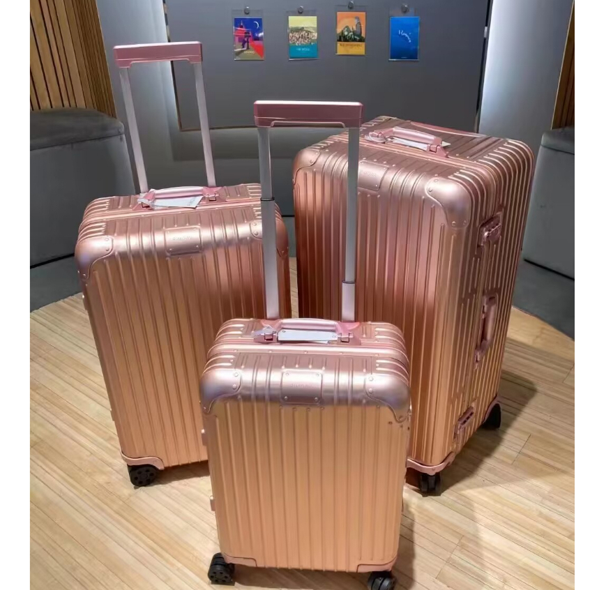 RIMOWA Original 水晶粉色 21寸 26寸 31寸 登機箱  粉色鋁合金 拉桿箱 行李箱  98新