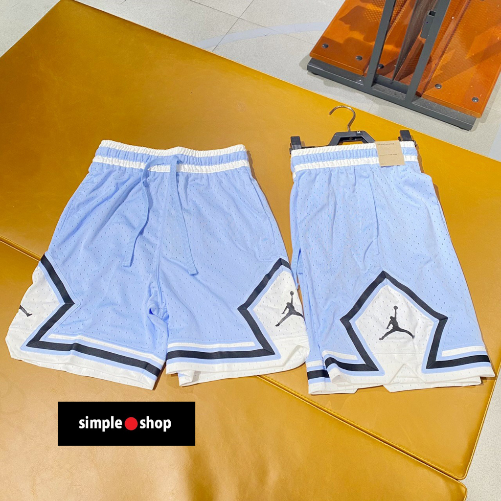 【Simple Shop】NIKE JORDAN 籃球褲 喬丹 復古 短板球褲 運動短褲 北卡藍色 DX1488-425