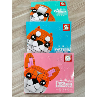 「附電子發票」Pets Harrier積木玩具