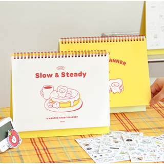 好心情日韓正品雜貨『韓國 indigo』萬年曆款 6個月挑戰計畫 學習計畫 可站式桌曆行事曆