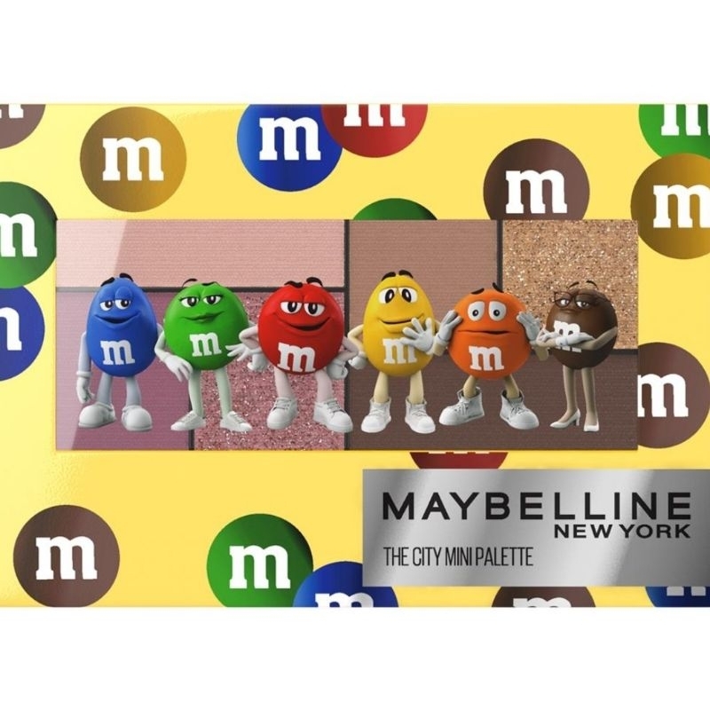 全新媚比琳Maybelline M&amp;M潮酷玩色限量聯名眼彩盤眼影盤