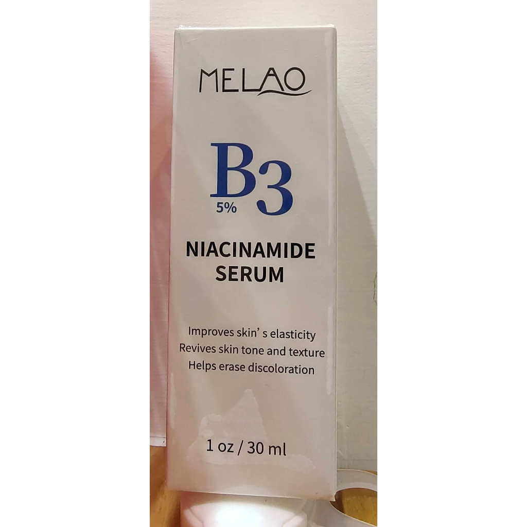 MELAO菸鹼醯胺B3精華30ml維生素B3擺脫暗沉蠟黃 修飾毛孔 細緻毛孔 提亮修護 熬夜精華