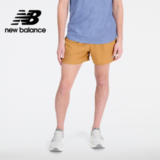 【New Balance】 NB 多功能5吋短褲/跑褲/運動褲_男性_大地色_AMS21278TOB