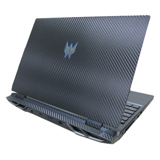 【Ezstick】ACER Predator PH315-55 黑色卡夢紋機身貼 (含上蓋貼、鍵盤週圍貼) DIY包膜