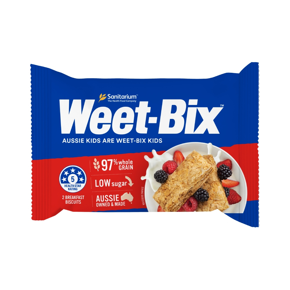 【Sanitarium】Weet-bix 原味麥香高纖隨身包31gx2片 早餐點心 早餐麥片 澳洲全穀片【官方直營】