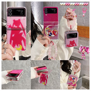美少女戰士 Samsung 三星折疊手機殼 三星ZFLIP6保護殼 適用 Galaxy Z FLip 3 4 5手機殼
