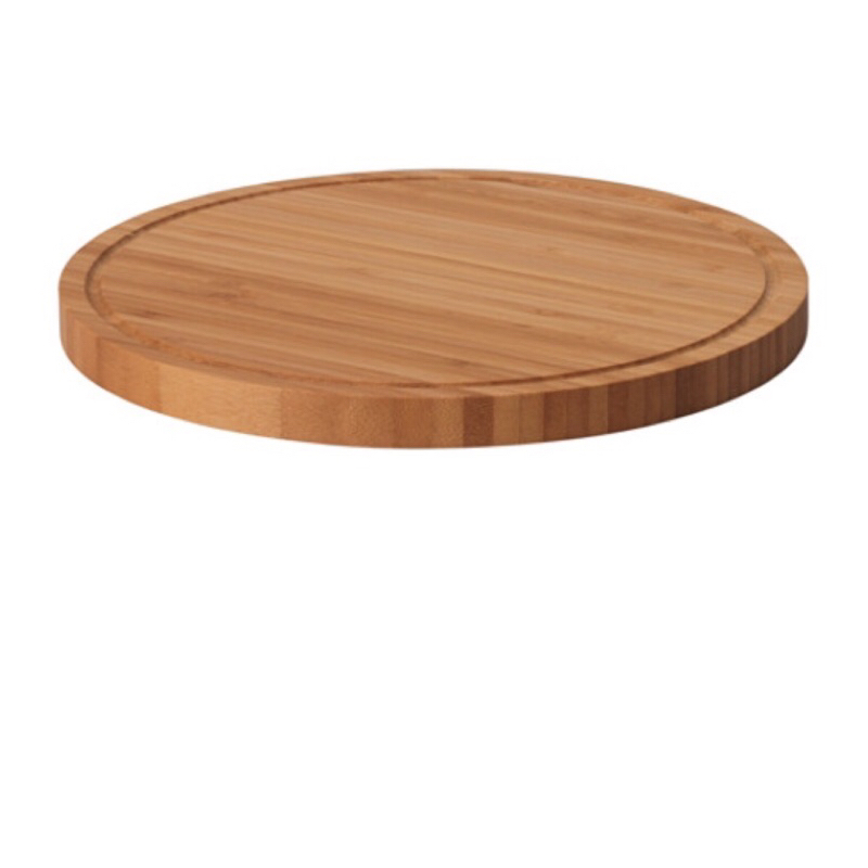 全新 IKEA 宜家家居 竹製 圓形 砧板 LOEBY 竹砧板 切菜板 圓型砧板 擺盤 圓型