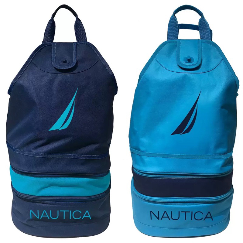 🎉現貨特價！Nautica 多功能冰袋背包 多功能海灘背包(水藍/深藍)-吉兒好市多COSTCO代購