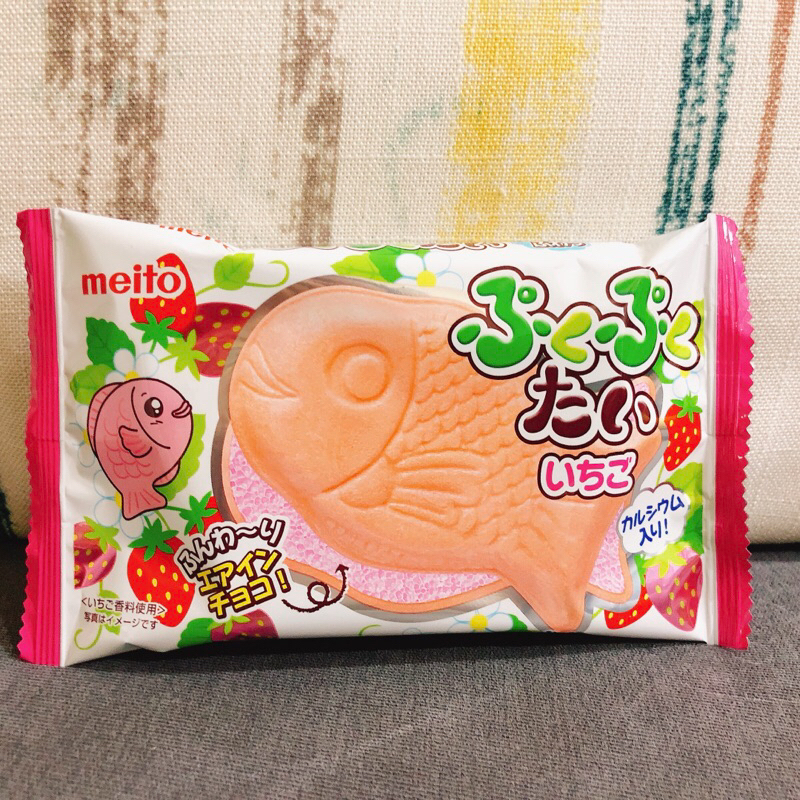 Meito 名糖鱈魚燒造型草莓巧克力風味餅
