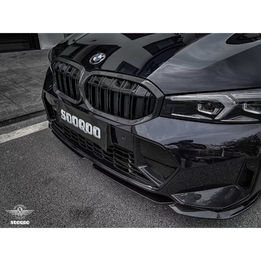 - 宗蒼車身設計 - BMW G20 G21 LCI 3系 碳纖維 雙槓 鼻頭 水箱罩 卡夢