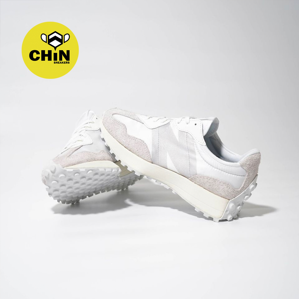 ☆CHIN代購☆ New Balance 327 白絲綢 米白 NB WS327SFD 白 麂皮 WS327 現貨