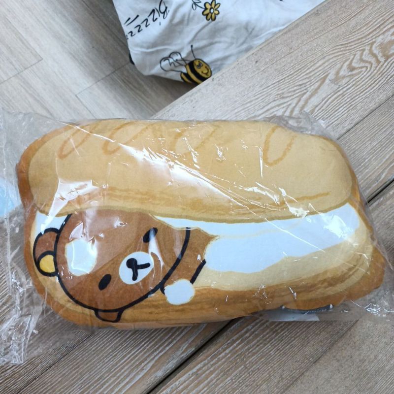 Rilakkuma 拉拉熊造型抱枕 麵包款 12英寸