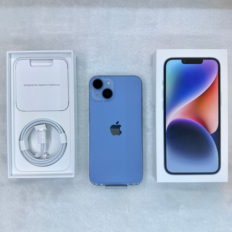 瘋98🍎 iPhone 14+ 128G/256G 藍色 💙 二手 台灣公司貨 14 plus 128 256 藍