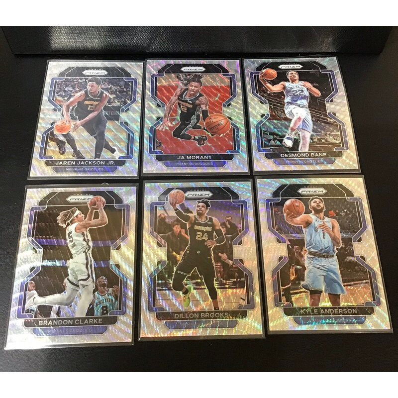 整圖售  灰熊隊 21 22 Prizm Silver Wave 銀波 非銀亮 Ja Morant Bane 非Rc