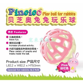 🌳小兔森林🌳Alice兔子玩樂球/零食牧草餵食器/減壓運動玩具