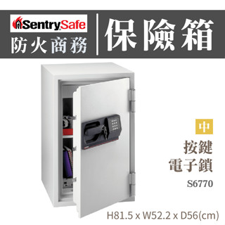 美國 SentrySafe 商務型保險箱-中 防火 按鍵電子鎖 S6770 公司機密 保險箱 保險櫃 資料安全 保管櫃