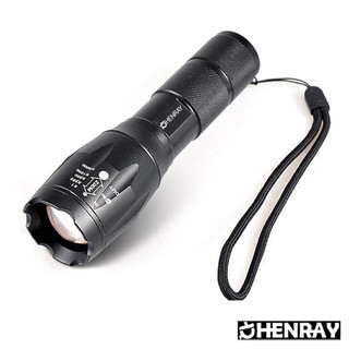 【HENRAY】極鋒強光合金多功能手電筒